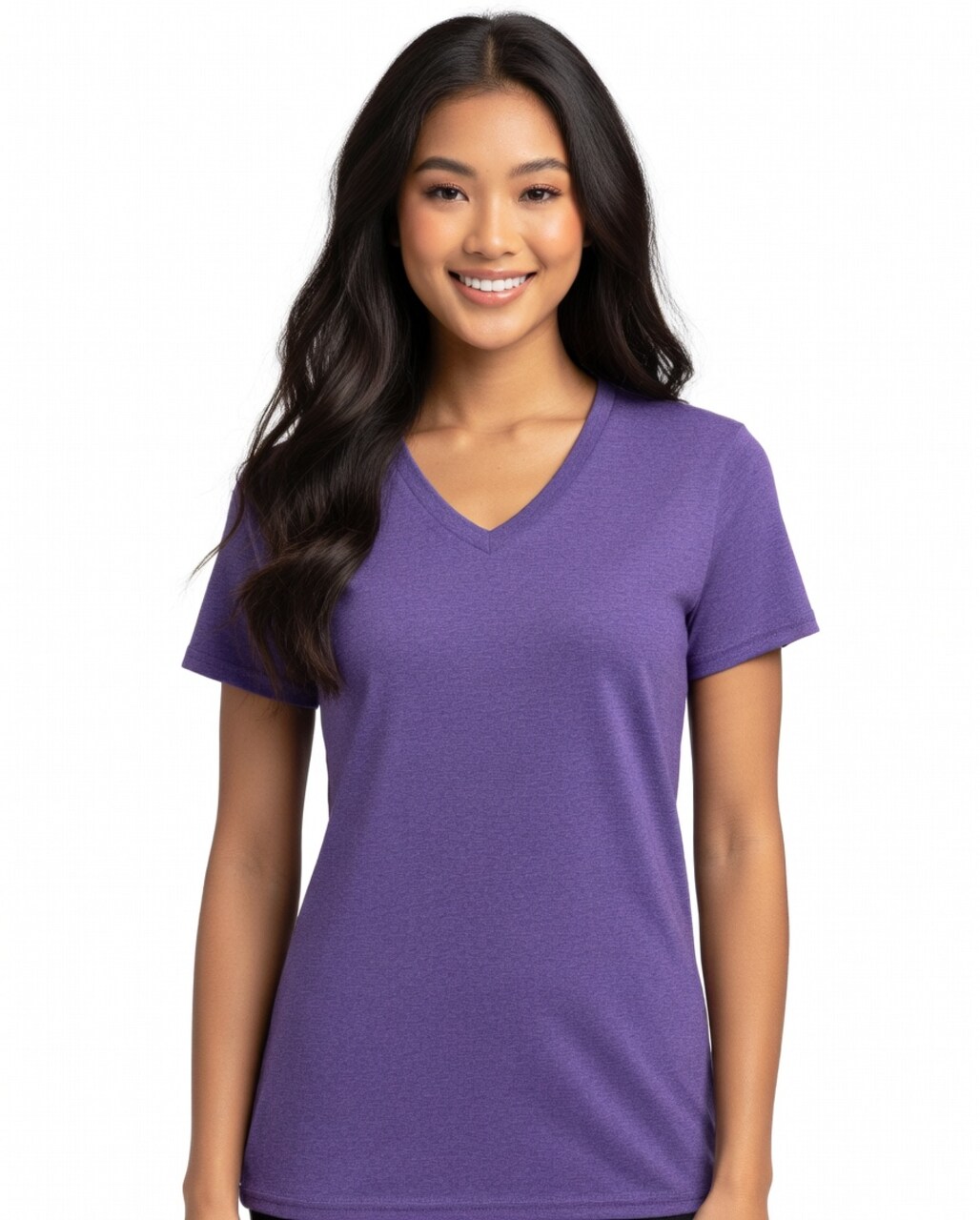 Gildan Softstyle V-Neck Short Sleeve T-Shirt for Summer Outfits & Custom Printing Cotton Tee